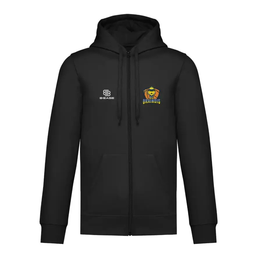 Sweat zippé à capuche BC Brainois